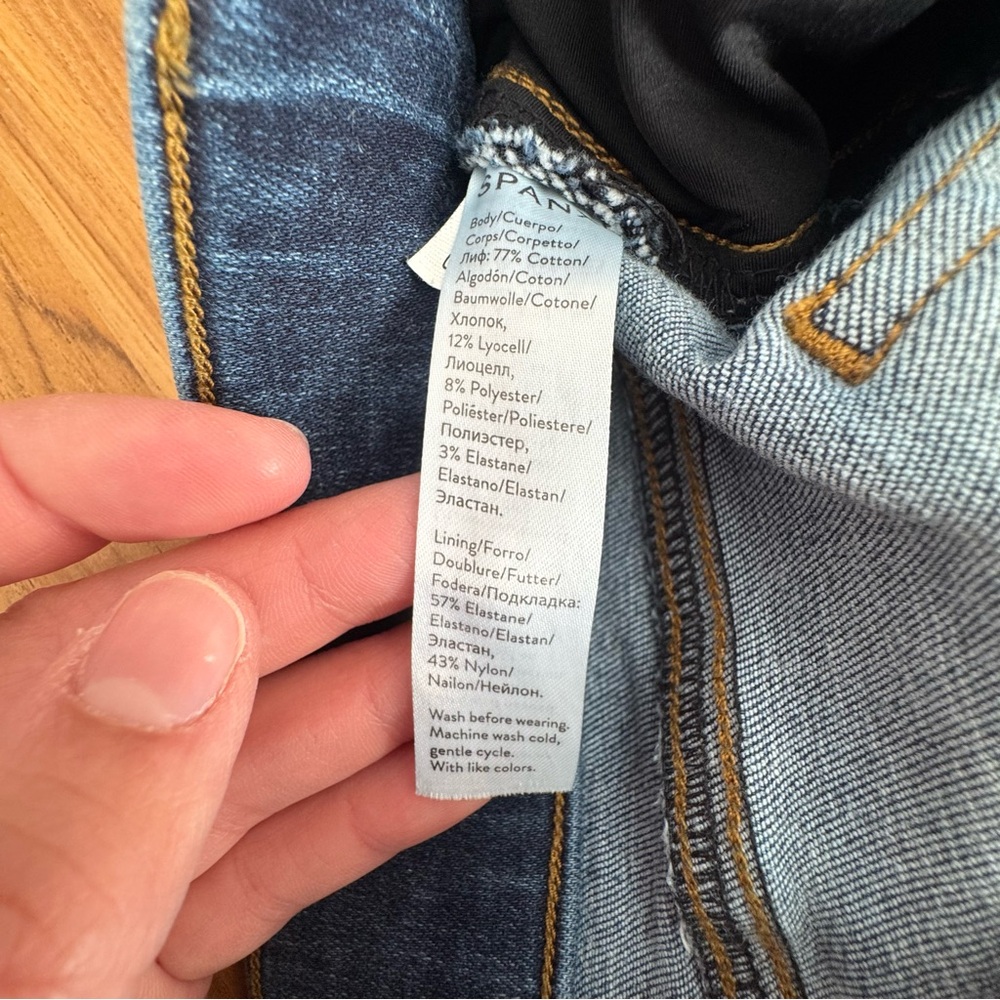 SPANX Dark Wash Blue Jeggings - Picture 14 of 15